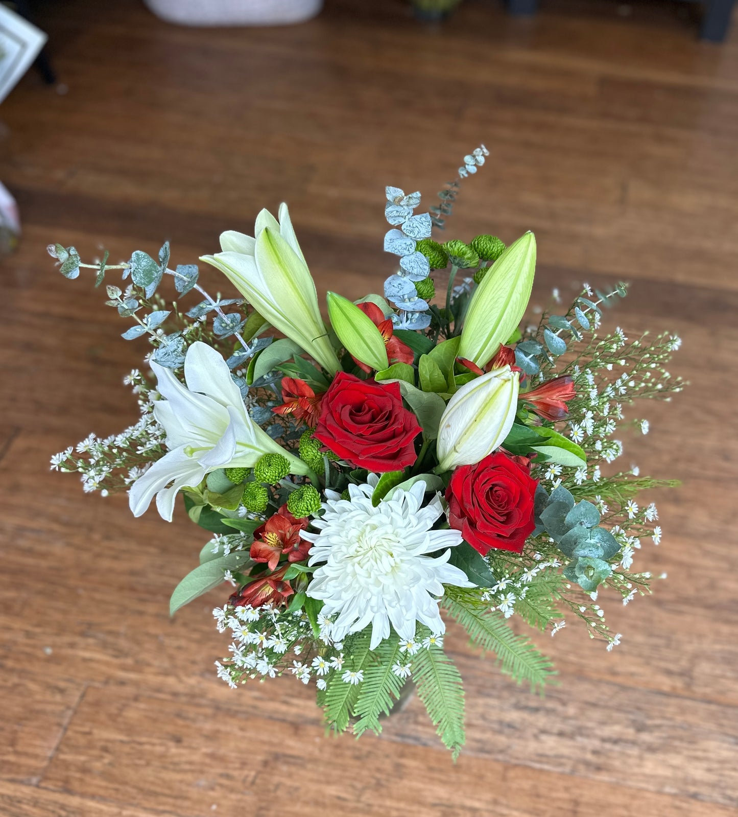 Large Christmas floral bouquet