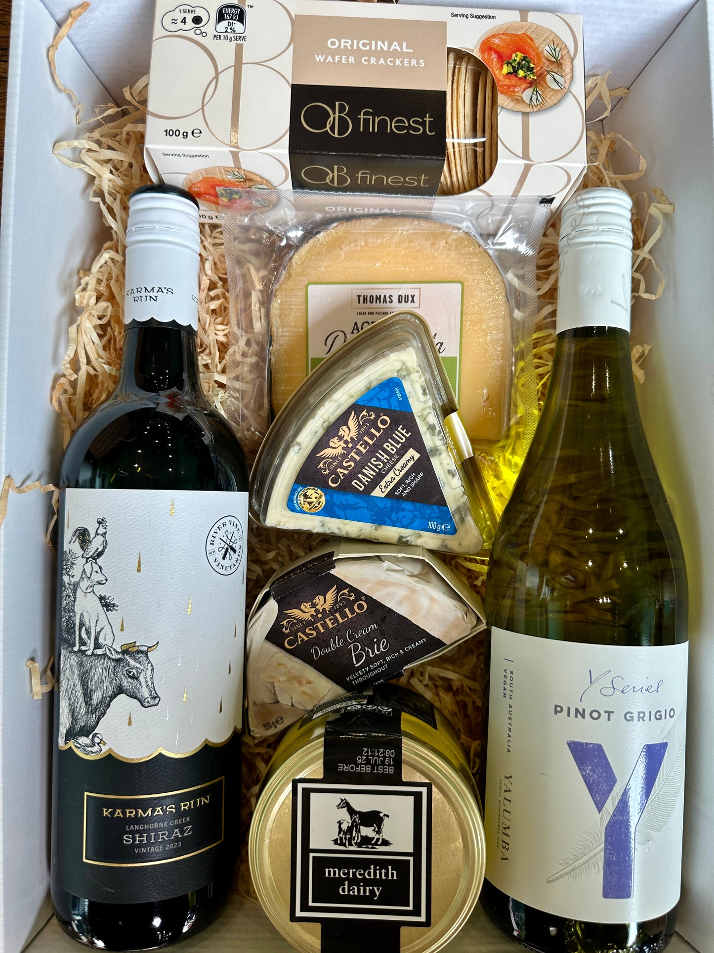 Gourmet Cheese and Wine Gift Hamper