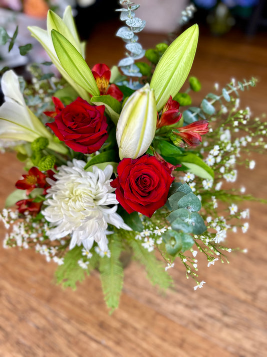 Large Christmas floral bouquet